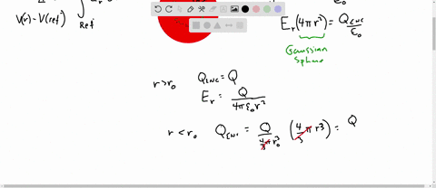 ii-a-nonconducting-sphere-of-radius-r_0-carries-a-total-charge-q-distributed-uniformly-throughout-its-volume-determine-the-electric-potential-as-a-function-of-the-distance-r-from-the-center-of-the-s-2