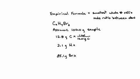 a-compound-contains-128-c-21-h-and-851-br-by-mass-calculate-the-empirical-formula-and-the-molecular-formula-of-this-compound-given-that-the-molar-mass-is-188-gmol-00158