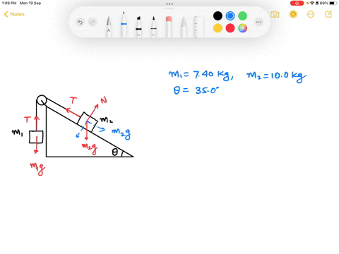 the-figure-below-shows-two-boxes-connected-each-other-by-_-light-cord-that-passes-over-pulley-with-negligible-friction-the-box-of-mass-740-kg-lies-on-an-inclined-surface-with-negligible-fric-90209