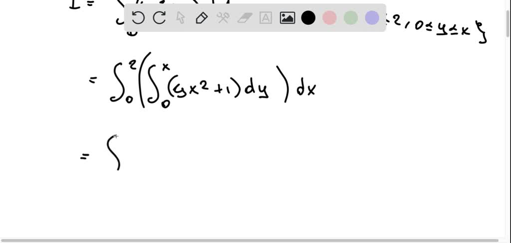 SOLVED: Evaluate the integral J2 max{x?,y2} dy dx where max{x?, y2 ...