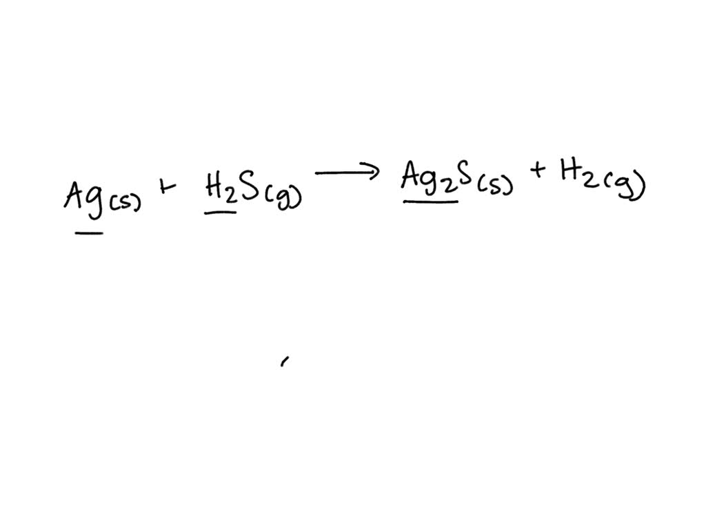SOLVED Write and balance the chemical reaction for the formation of