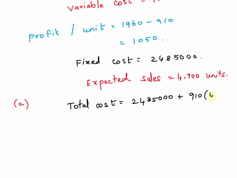 a-manufacturer-of-ovens-sells-them-for-1960-each-the-variable-costs-are-910-per-unit-a-the-manufacturers-factory-has-annual-fixed-costs-of-2485000a-given-the-expected-sales-volume-of-4900-un-34314