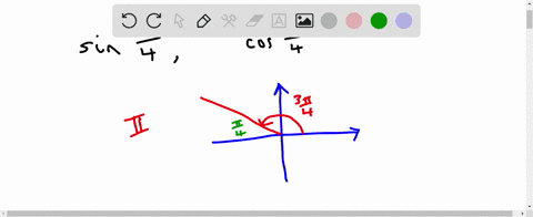 without-using-a-calculator-compute-the-sine-and-cosine-of-3434-by-using-the-reference-angle-give-the-exact-values-using-fractions-or-radicals-but-no-decimals-the-angle-is-in-quadrant-i-ii-ii-67396