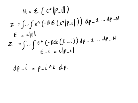 Calculate the entropy s of a grand canonical ensemble of...