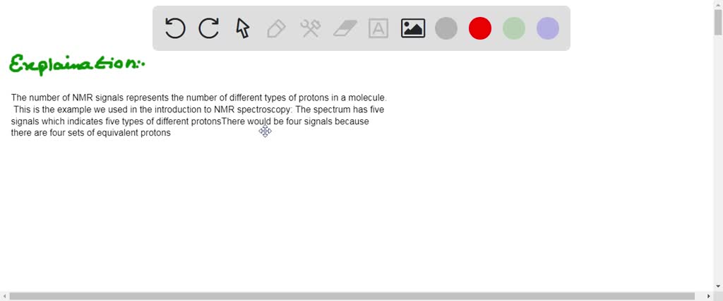 SOLVED: '3. For the compound dimedone, how many different signals would ...