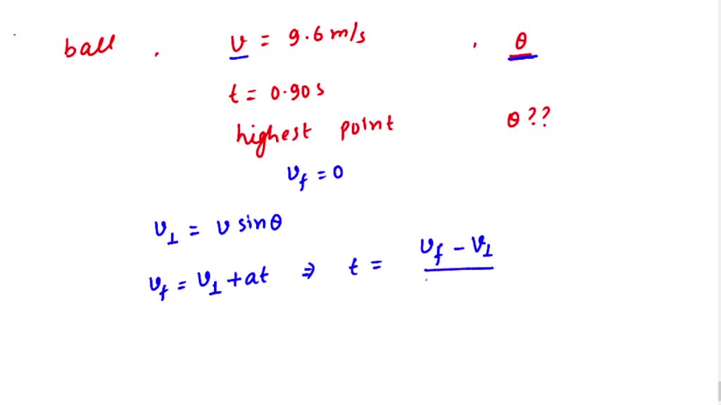 SOLVED A soccer ball is kicked with an initial speed of 9.9m/s at a