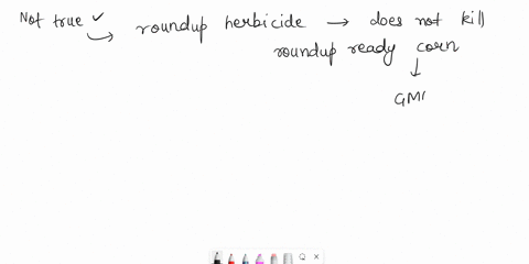 question-which-the-fcllowving-starcments-about-herbicide-tcleran-diarts-not-true-roundup-herbicide-docs-not-kill-roundup-ready-canc-decausc-gnnol-trzvs-their-rocts-while-the-manufacourer-rou-82135