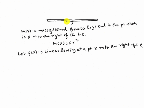 the-mass-of-the-part-of-a-metal-rod-that-lies-between-its-left-end-and-a-point-x-meters-to-the-right-is-sx2-kg-see-this-example-a-find-the-linear-density-when-x-is-2-m-kglm-b-find-the-linear-10357