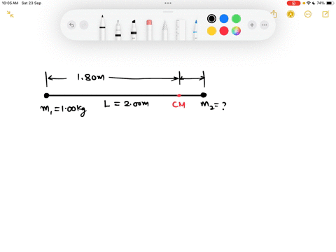 a-200-m-rod-of-negligible-mass-connects-two-small-objectstha-mass-of-ono-object-is-100-kg-and-the-mass-of-the-other-is-unknown-tho-center-of-mass-of-this-system-is-on-the-bar-at-a-istance-ol-96066