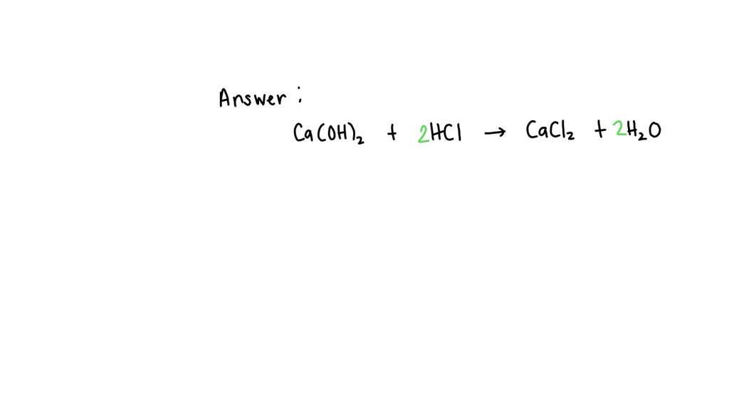 SOLVED: Label this reaction as single displacement, synthesis ...