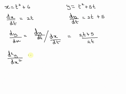 find-dydx-and-d2ydx2-x-t2-6-y-t2-5t-for-which-values-of-t-is-the-curve-concave-upward-enter-your-answer-using-interval-notation-24912