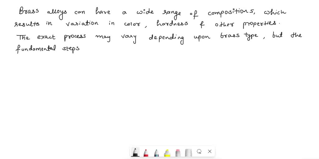 SOLVED Brass is an example of a homogeneous mixture that involves two