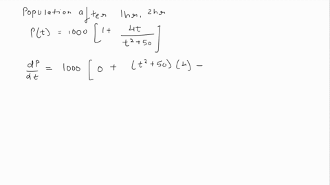 an-initial-population-p-of-1000-bacteria-grows-in-number-according-to-the-equation-pt1000left1frac4-16356