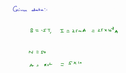 a-50-turn-coil-of-radius-50-mathrmcm-rotates-in-a-uniform-magnetic-field-having-a-magnitude-of-050-m-03813