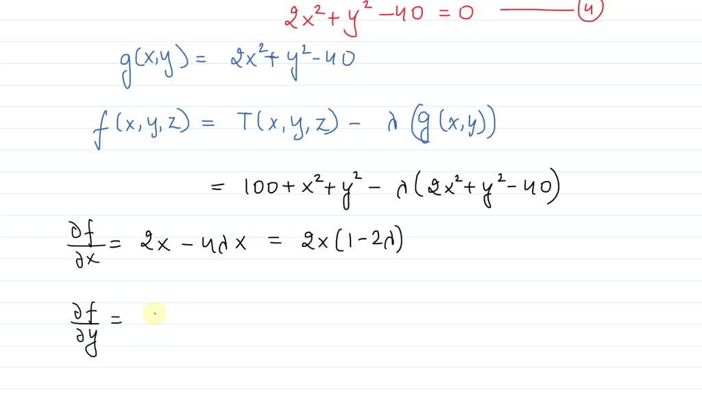 Solved Let T X Y Z 100 X2 Y2 Represent The Temperature At Each Point On The Sphere X2 Y2 Z2 40 Use Lagrange Multipliers To Find Solved Let T X Y Z 100 X2 Y2 Represent The Temperature At Each Point On The Sphere X2 Y2 Z2 40 Use Lagrange Multipliers To Find