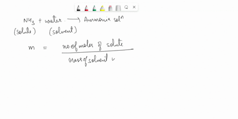 calculate-the-molarity-and-the-molality-of-an-nh3-solution-made-up-of-300-g-of-nh3-in-700-g-of-water-the-density-of-the-solution-is-0982-gml-74192
