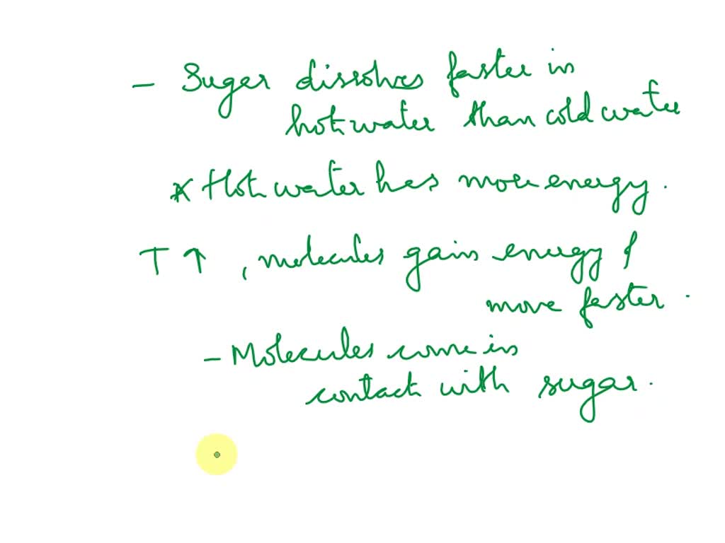 SOLVED Which dissolves faster in hot and in cold water Sugar or Salt