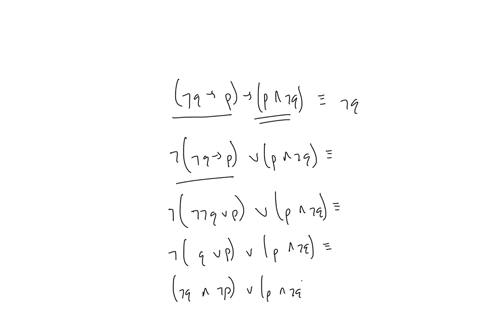 4-show-that-neg-boldsymbolq-rightarrow-boldsymbolp-rightarrowboldsymbolp-wedge-neg-boldsymbolq-and-neg-boldsymbolq-are-logically-equivalent-without-using-a-truth-table