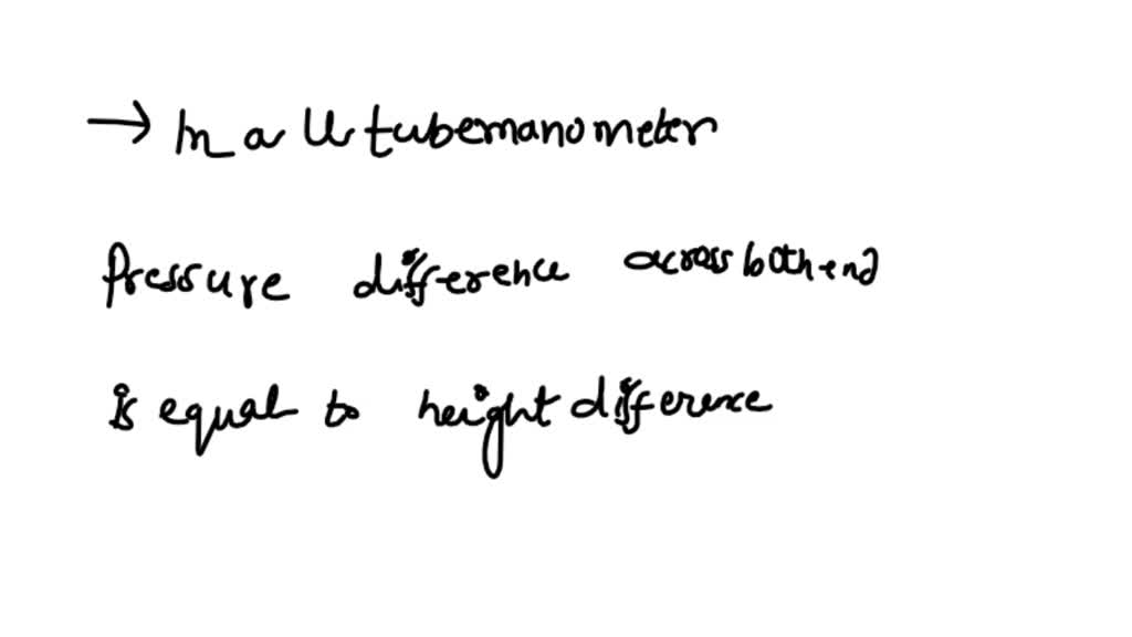 solved-a-manometer-consists-of-a-u-shaped-tube-containing-a-liquid