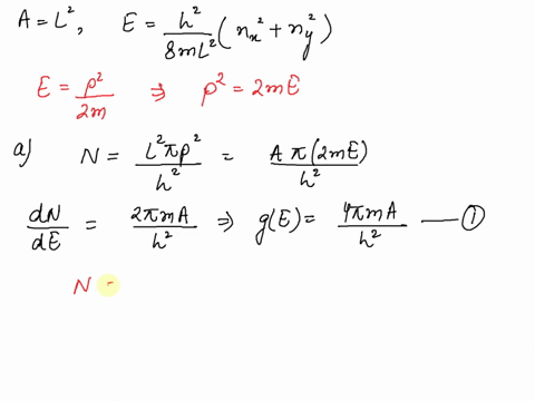 consider-a-degenerate-gas-of-n-fermions-in-a-2-dimensional-box-of-area-a-l-2-and-with-t-0-for-a-particle-in-a-2d-box-the-allowed-energies-are-given-by-e-h2-8ml2-nx2-ny2-note-a-2-dimensional-85416