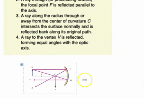 an-object-ois-placed-at-the-location-shown-in-front-concave-spherical-miror-use-ray-tracing-determine-the-iocation-and-size-of-the-reflected-image-as-you-work-keep-in-mind-the-lollowing-prop-10462