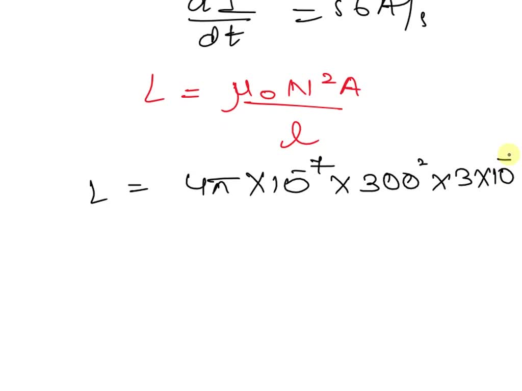 Solved: Assume That The Length Of The Solenoid Is Much Larger Than The 