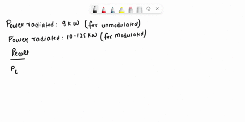 an-am-transmitter-radiates-9-kw-of-power-when-the-carrier-is-unmodulated-and-10125-kw-when-the-carrier-is-sinusoidally-modulated-find-the-modulation-index-percentage-of-modulation-now-if-ano-93079