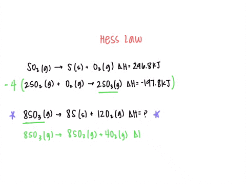use-the-standard-reaction-enthalpies-given-below-to-determine-hrxn-for-the-following-reaction-8-so3g-8-ss-12-o2g-hrxn-given-so2g-ss-o2g-hrxn-2968-kj-2-so2g-o2g-2-so3g-hrxn-1978-kj-68023