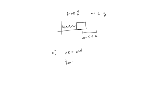 a-block-of-mass-m-200-kg-is-attached-to-a-spring-of-force-constant-k-440-nm-as-shown-in-the-figure-below-the-block-is-pulled-to-a-position-xi-540-cm-to-the-right-of-equilibrium-and-released-43732