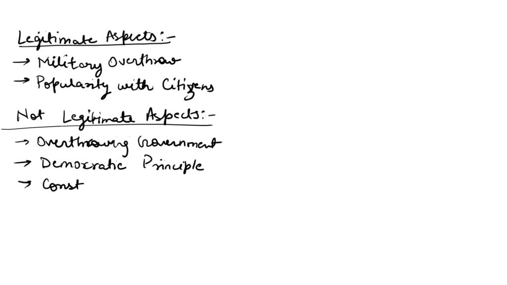 SOLVED "Three top military generals overthrow the country's government