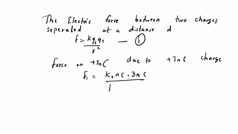 1-three-charges-each-of-magnitude-3-nc-are-at-the-corners-of-a-square-of-side-5-cm-the-two-charges-at-the-opposite-corners-are-positive-and-the-other-is-negative-find-the-force-exerted-by-th-17643