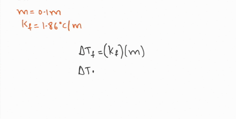 what-would-be-the-freezing-point-of-a-01-m-solution-of-nacl-in-water-kf-186-degrees-c-26846