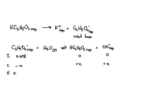 what-is-the-ph-of-a-0658m-kc3h5o2-solution-hc3h5o2-ka-14x10-4-34879