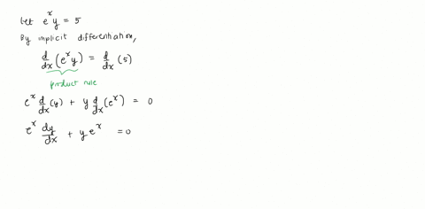 find-dydx-using-implicit-differentiation-compare-your-answer-with-the-result-obtained-by-first-solving-for-y-as-a-function-of-x-and-then-taking-the-derivative-hint-see-example-1-exy-a-y-5-im-06798