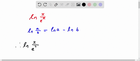 write-each-expression-as-a-sum-andor-difference-of-logarithms-express-powers-as-factors-ln-fracxex-4-80472