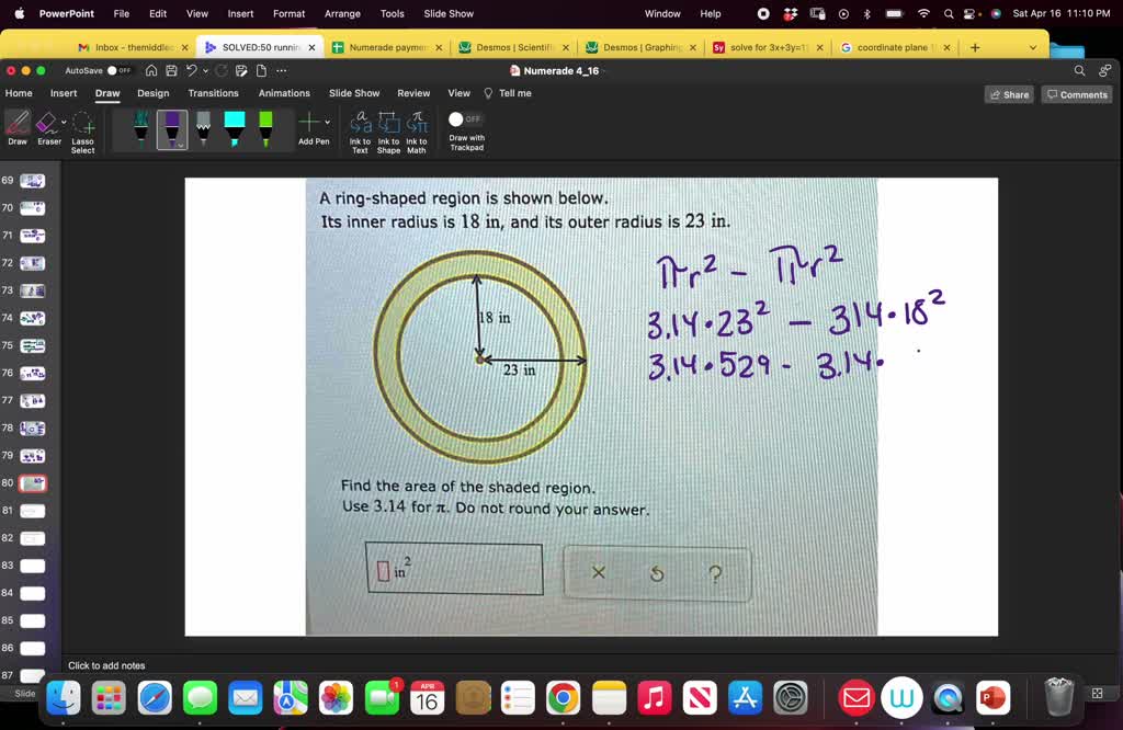 What is the area of yellow ring? | Learn Math with Zain - YouTube