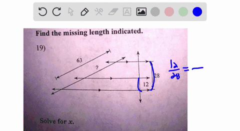 find-the-missing-length-indicated-19-63-28-12-solve-for-x-21488