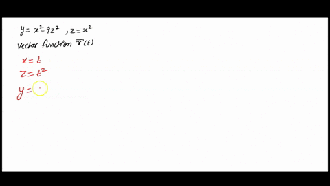 find-a-vector-function-that-represents-the-curve-of-intersection-of-the-parabolic-cylinder-z-x2-and-the-hyperbolic-paraboloid-y-x2-9z2-08722