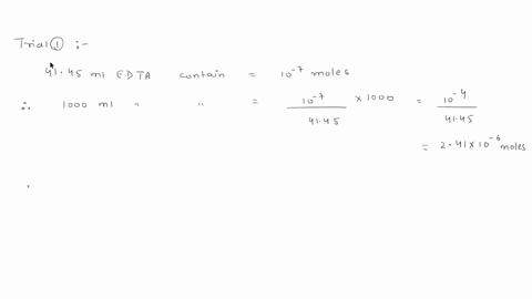 part-1-table-1-titration-data-for-the-standardization-of-edta-ml-of-cacoml-ofedta-titrated-calculated-mofedta-average-m-of-edta-100u-10-10o-4a5-3975-4050-use-the-data-from-table-to-calculate-51298