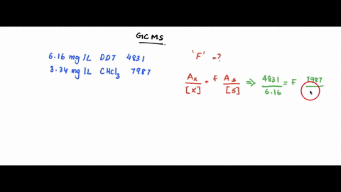 a-researcher-was-attempting-to-quantify-the-amount-of-dichlorodiphenyltrichloroethane-ddt-in-spinach-using-gas-chromatography-mass-spectrometry-gcms-first-attempts-using-external-calibration-82634