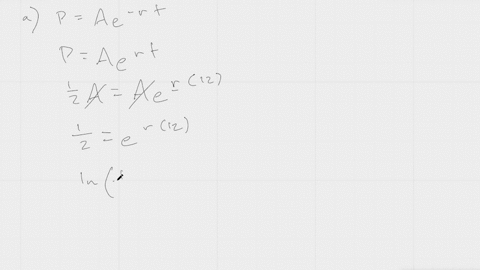 a-specific-radioactive-substance-follows-a-continuous-exponential-decay-model-it-has-a-half-life-of-days-at-the-start-of-the-experiment-is-present