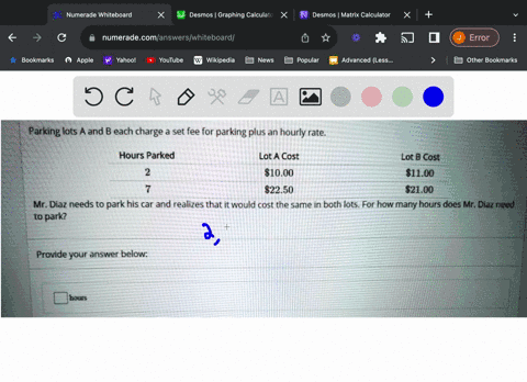 parking-lots-and-b-each-charge-set-fee-for-parking-plus-an-hourly-rate-hours-parked-lot-a-cost-lot-b-cost-81100-82100-81000-82250-mr-diaz-needs-to-park-his-car-and-realizes-that-it-would-cos-34517