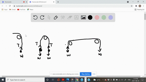 in-textbffig-e52-each-of-the-suspended-blocks-has-weight-w-the-pulleys-are-frictionless-and-the-ropes-have-negligible-weight-in-each-case-draw-a-free-body-diagram-and-calculate-the-tension-t-in-the-ro