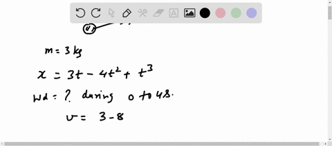 a-single-force-acts-on-a-30-mathrmkg-particle-like-object-whose-position-is-given-by-x30-t-40-t210-3-51925