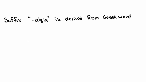 what-is-the-prefix-or-suffix-of-algia