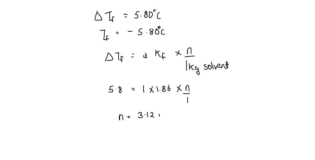 SOLVED: Ethylene glycol (C₂H₆O₂) is used as an additive to the water in ...