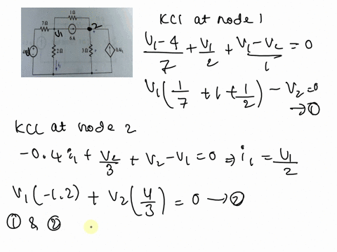 5-a-employ-superposition-to-determine-the-individual-contribution-from-each-independent-source-to-the-voltage-v-as-labeled-in-the-circuit-shown-belowb-compute-the-power-absorbed-by-the2resis-96904
