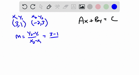 write-the-standard-form-of-the-line-that-passes-through-the-the-given-points-31-and-23-71147