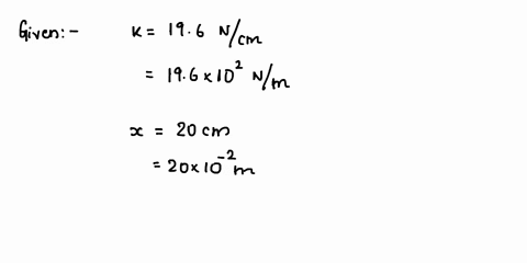 a-block-with-mass-m-200-kg-is-placed-against-spring-on-frictionless-incline-with-angle-300-the-block-is-not-attached-to-the-spring-the-springwith-spring-constant-196-nlem-is-compressed-200-c-76361