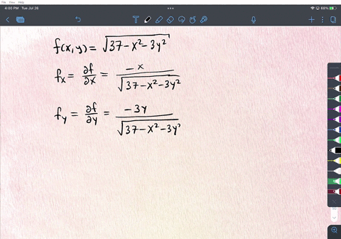 1-point-find-the-linearization-of-the-function-fxy-v37-x2-3y2-at-the-point-3-1-lxy-use-the-linear-approximation-to-estimate-the-value-of-f-31-09-f-31-09-70124
